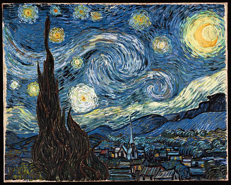  
image source: https://commons.wikimedia.org/wiki/File:Vincent_van_Gogh_Starry_Night.jpg